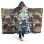 Genshin ImPact Hooded Blanket - Sucrose Cozy Thick Hooded Blanket