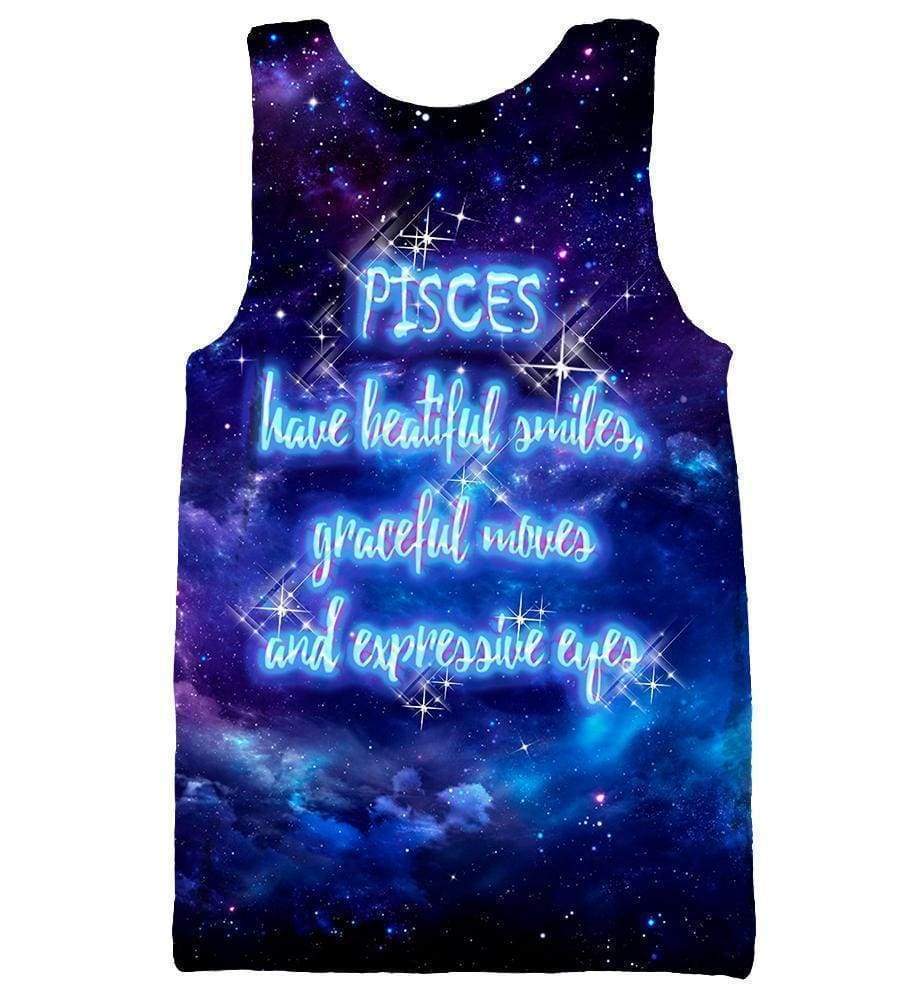 Horoscope Pisces Hoodies - Pullover Black Hoodie - Image 10