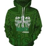 Irish Hoodies - Pullover Green Hoodie