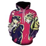 JoJo's Bizarre Adventure Hoodies - 3D Printed Pullover Hooded Sweatshirt