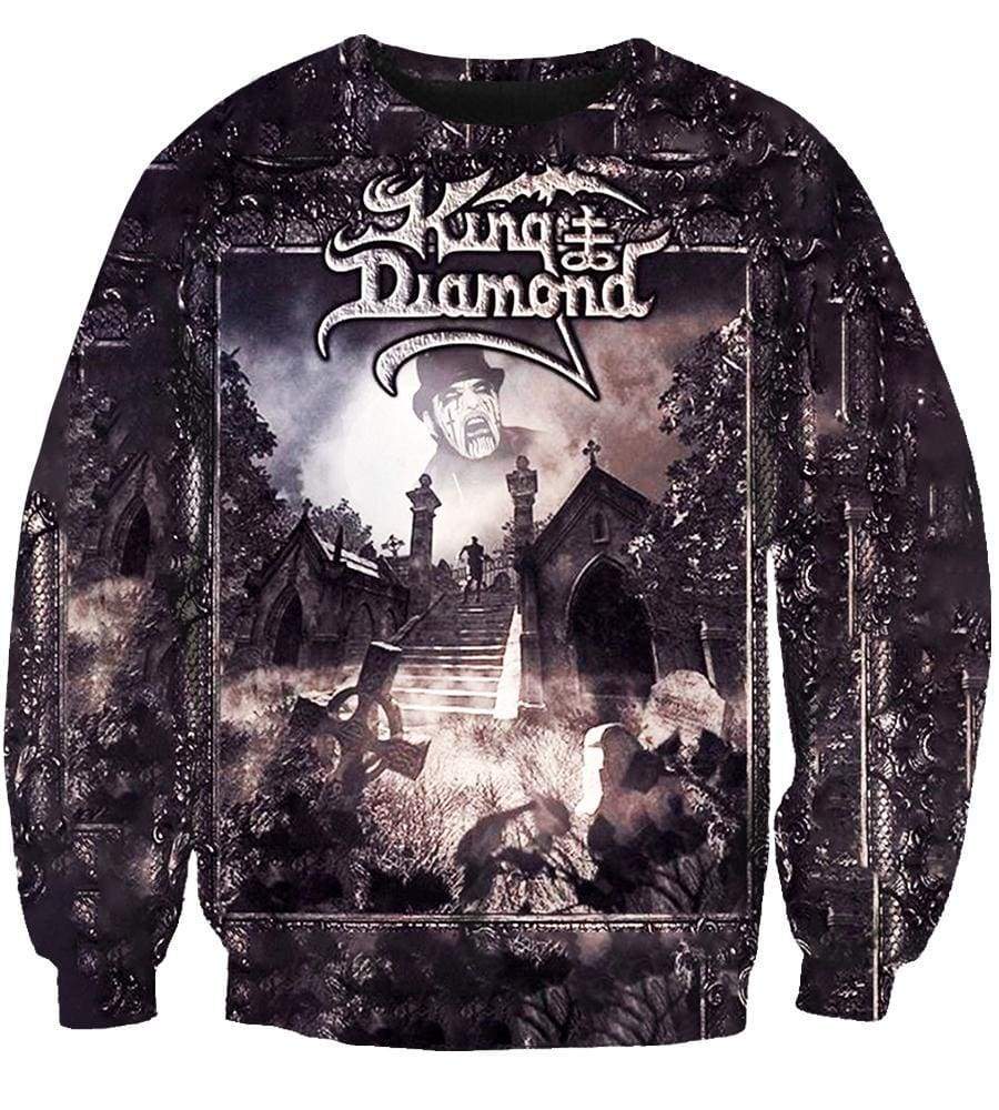 King Diamond Hoodies - Pullover Black Hoodie - Image 3