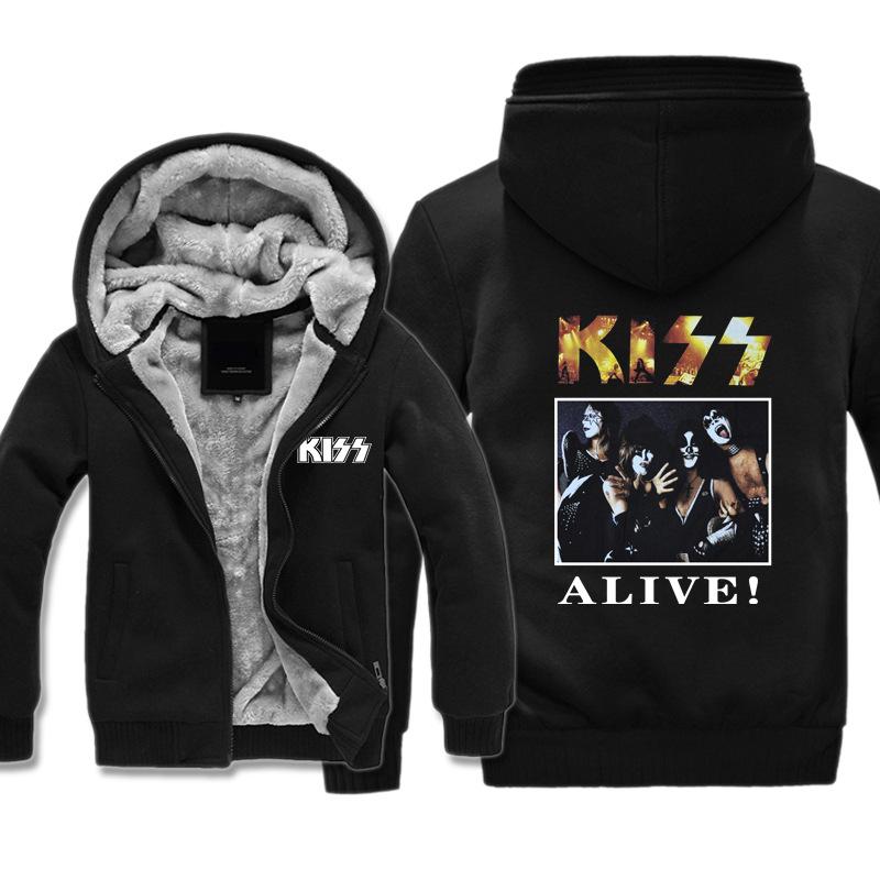 Kiss Jackets - Solid Color Kiss Series Super Cool Fleece Jacket - Image 4