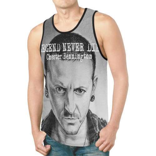 Linkin Park Bennington Hoodies - Pullover Grey 3D Hoodie - Image 9