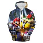 Mario Hoodie - Mario and Luigi 3D Print Hooded Pullover Sweatshirt