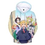 Miss Kobayashi's Dragon Maid Hoodie - 3D Print Fashion Hooded Pullover