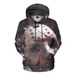 Mortal Kombat Hoodie - Jason Voorhees Unisex 3D Print Pullover Drawstring Hoodie