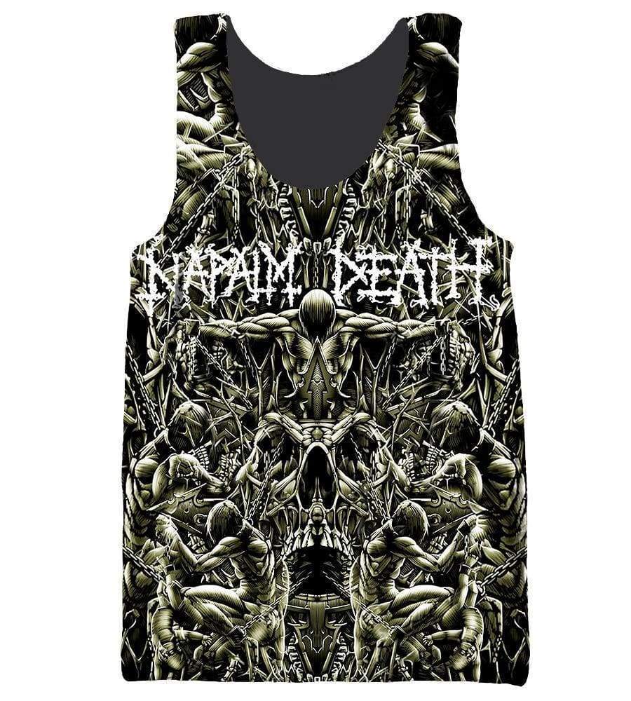 Napalm Deat Hoodies - Pullover Black Hoodie - Image 5
