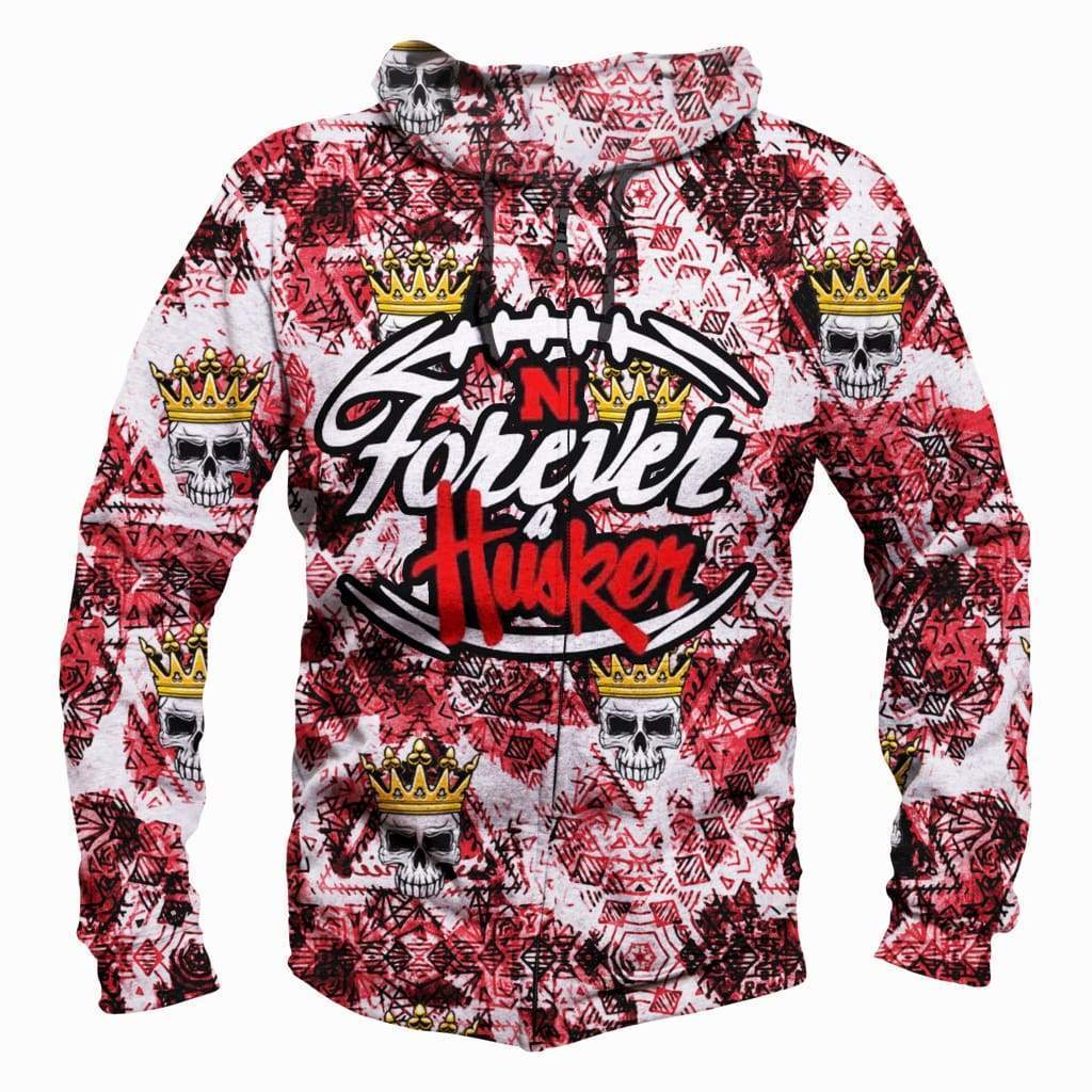 Nebraska Cornhuskers Hoodies - Pullover Red Hoodie - Image 3
