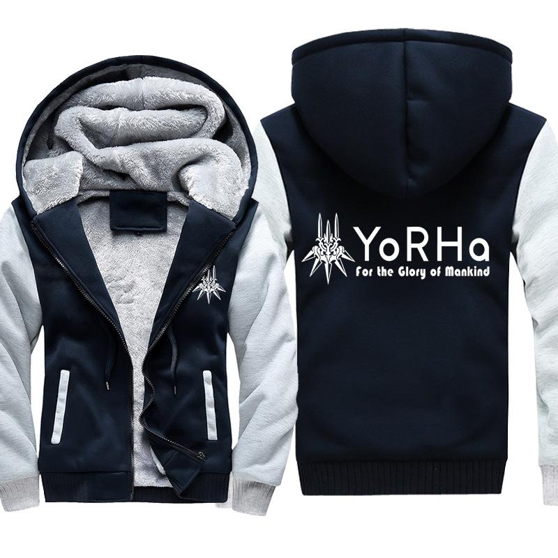 NieR: Automata Jackets - Solid Color NieR: Automata yorha Super Cool Jacket - Image 4