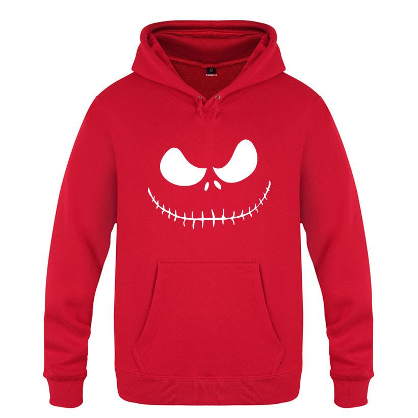 Nightmare Before Christmas Jack Hoodies - Nightmare Before Christmas Hoodies - Cool Jack White Eyes Christmas Hoodie - Image 4