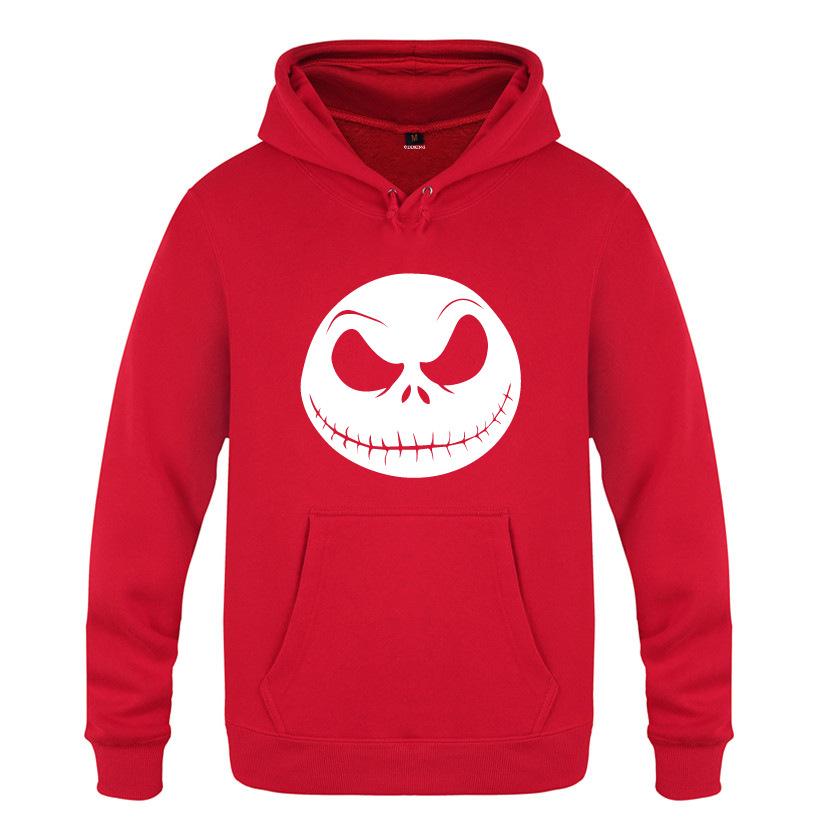 Nightmare Before Christmas Jack Hoodies - Nightmare Before Christmas Hoodies - Cool Jack White Skull Icon Christmas Hoodie - Image 5