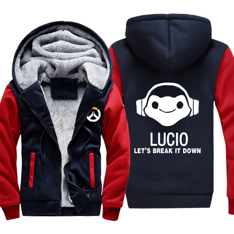 Overwatch Lucio Jackets - Zip Up Fleece Jacket - Image 3