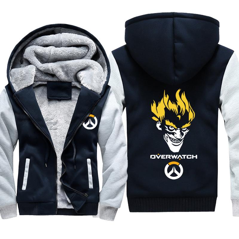 Overwatch Rat Jackets - Zip Up Black Super Cool Jacket - Image 3
