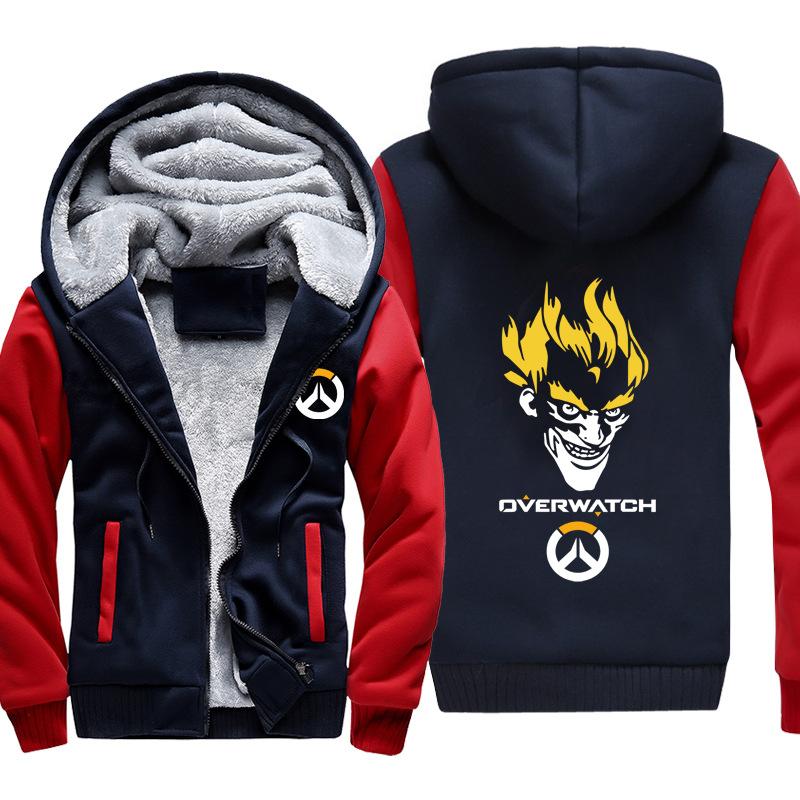 Overwatch Rat Jackets - Zip Up Black Super Cool Jacket - Image 5