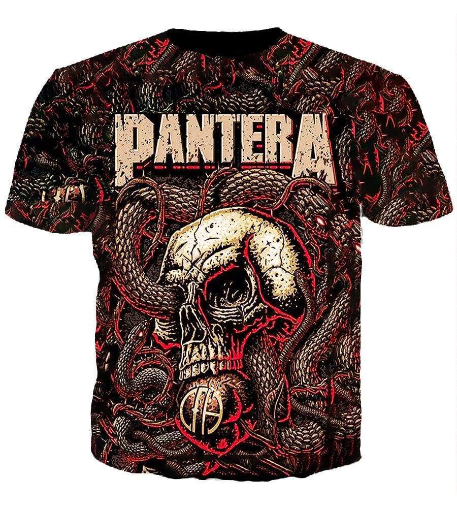 Pantera Hoodies - Pullover Red Hoodie - Image 4