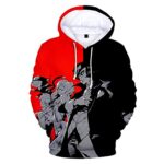 Persona 5 Hoodies - P5 3D Full Print Akira Kurusu Pullover Hoodie
