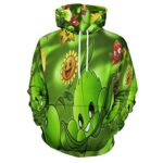 Plants vs Zombies Hoodies - 3D Print Pullover Gaming Hoodie