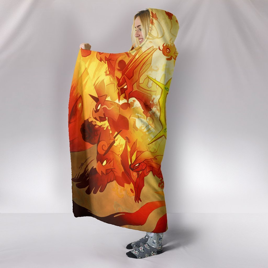 Pokemon Arceus Hooded Blanket - Yellow Blanket - Image 3