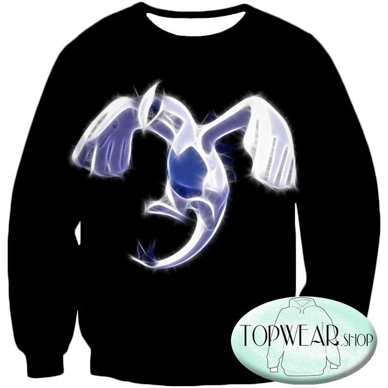 Pokemon Hoodies - Flying Psychic Pokemon Lugia Hoodie - Image 3