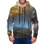 PUBG Hoodies - 3D Print Game Playerunknown's Battlegrounds Forest Zipper Jacket with Pockets