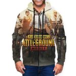 PUBG Hoodies - 3D Print Game PUBG Mobile Colorful Zipper Jacket with Pockets
