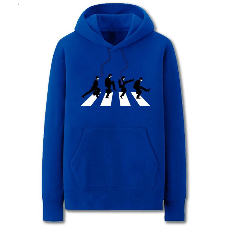 Python Hoodies - Solid Color Silly Walks Cartoon Style Funny Fleece Hoodie - Image 3