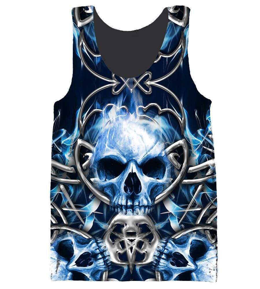 Queensryche Hoodies - Pullover Blue Hoodie - Image 5