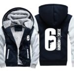 Rainbow Six Jackets - Solid Color Rainbow Six Game LOGO Icon Super Cool Fleece Jacket
