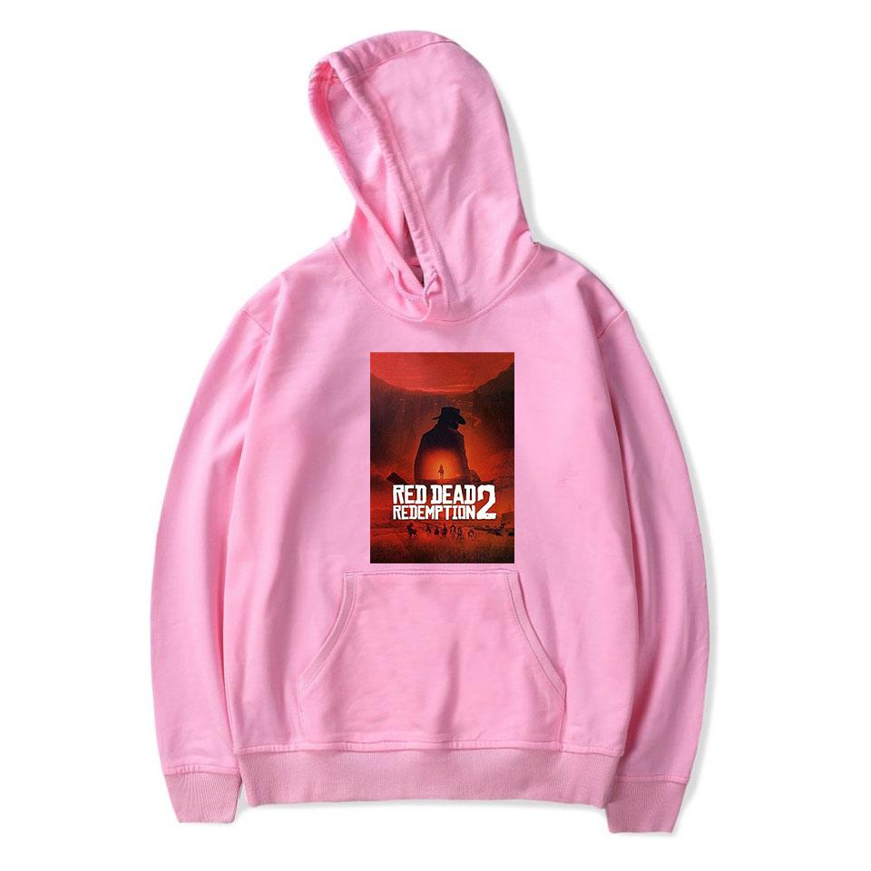 Red Dead Redemption 2 Hoodies - Solid Color Red Dead Redemption Claas Van Der Linde Hoodie - Image 4