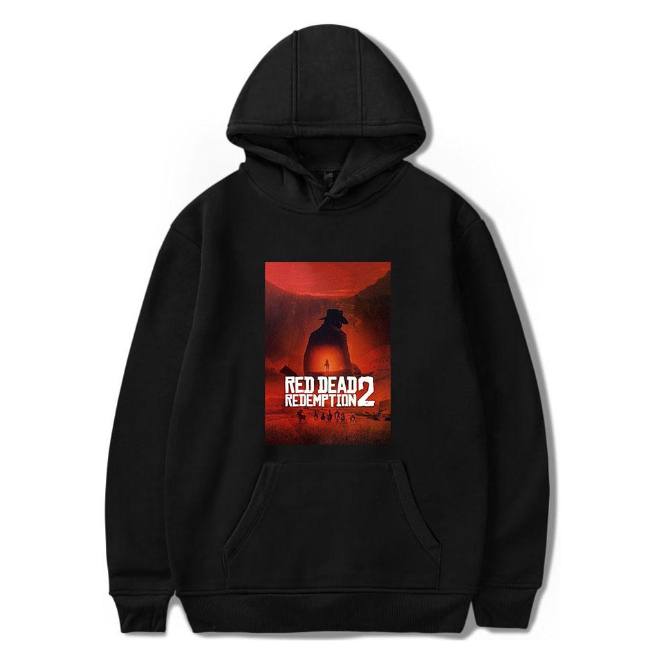 Red Dead Redemption 2 Hoodies - Solid Color Red Dead Redemption Claas Van Der Linde Hoodie - Image 6