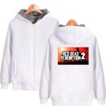 Red Dead Redemption 2 Jackets - Solid Color Red Dead Redemption 2 Icon Fleece Jacket