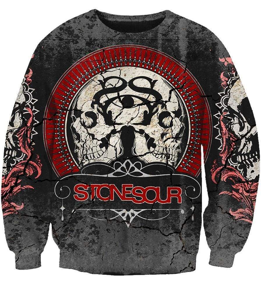 Funny Stone Sour Hoodies - Pullover Totem Black Hoodie - Image 3