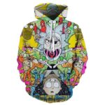 Rick and Morty 3D Print Hoodie