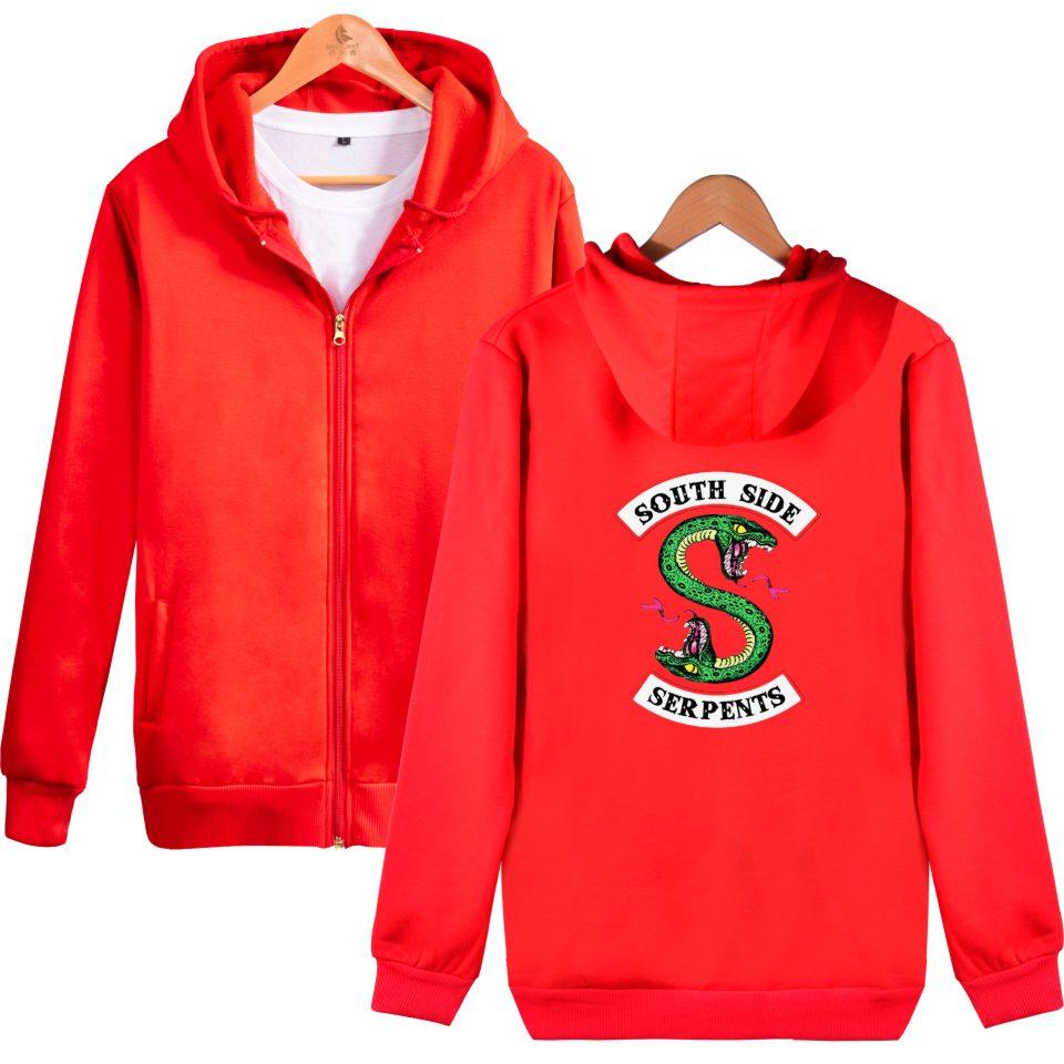 Riverdale Hoodies - Riverdale Series Double-Headed Snake Cool Zip Up Hoodie - Image 5