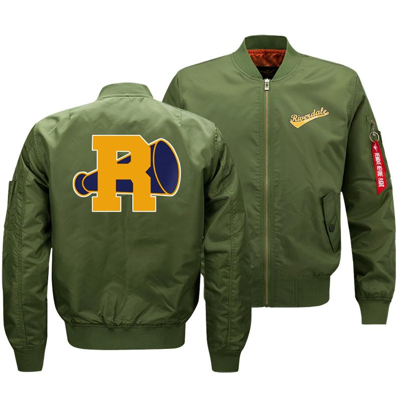 Riverdale Jackets - Solid Color Riverdale Flight Suit Series Fleece Jacket - Image 3