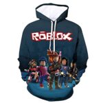 Roblox Hoodie - 3D Print Hooded Pullover for Teens