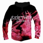 Seether Hoodies - Pullover Black Hoodie