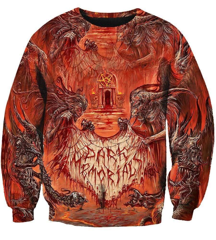Sinister Hoodies - Pullover Red Hoodie - Image 3