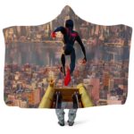 Spider-Man Hooded Blanket - Moving Fighting City Hero Blanket