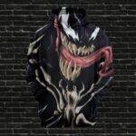 Spiderman Hoodies - Venom Spiderman Series Spuer Cool Black 3D Hoodie
