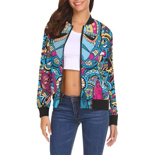Star Wars Bomber Jackets - Zip Up Colorful Jacket - Image 3