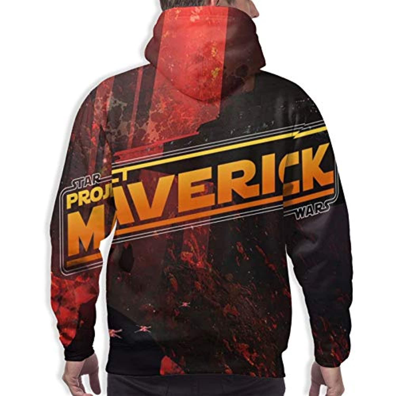 Star Wars Hoodies - Star Wars Game Project Maverick 3D Print Hooded Jumper with Pocket - Image 3