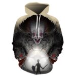 Stephen King's It The Pennywise Clown Hoodie Sweatshirt