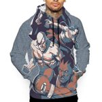 Street Fighter Hoodie - Sagat 3D Print Pullover with Pockets