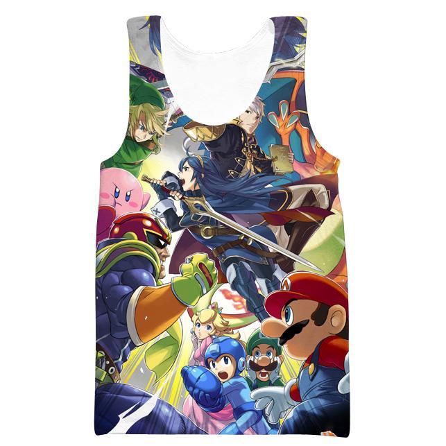 Super Smash Bros Hoodies - Video Game Pullover Hoodie - Image 3
