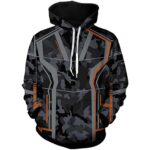 Superhero Iron Man Fashion Cosplay Hoodie Jacket Costume