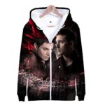 Supernatural Hoodies - Unisex 3D Print Hooded Zipper Sweatshirt