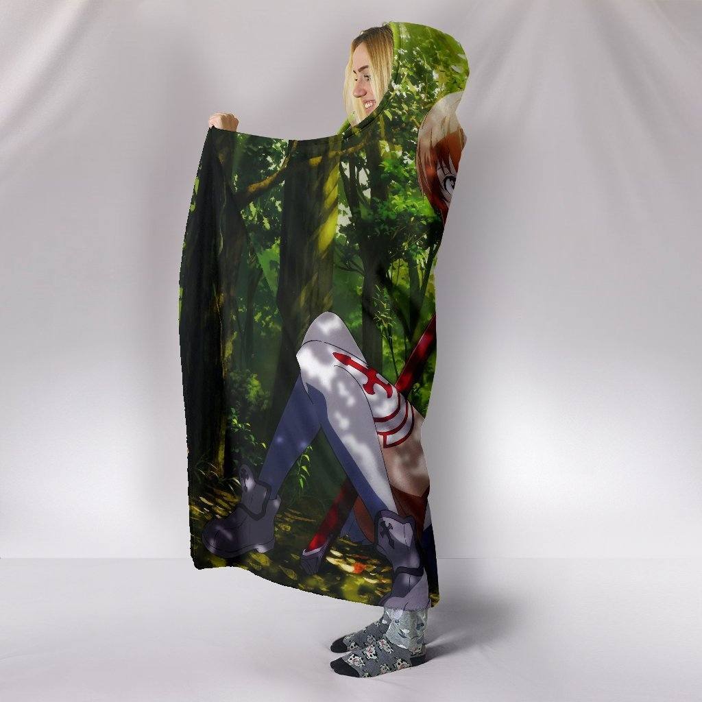 Sword Art Online Kirito Asuna Hooded Blanket - Under The Shade - Image 3