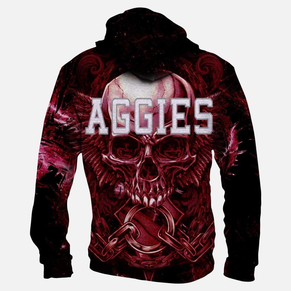 Texas A&M Aggies Hoodies - Pullover Red 3D Hoodie - Image 3