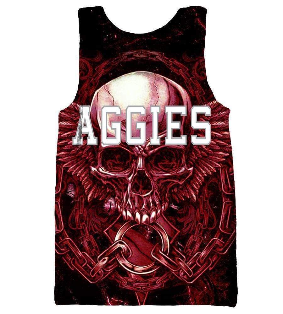 Texas A&M Aggies Hoodies - Pullover Red 3D Hoodie - Image 9